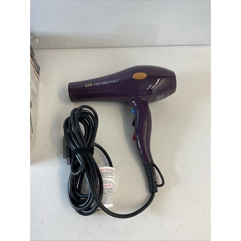 CHI Deep Brilliance Hair Dryer Purple 1875 watt 11ft cord